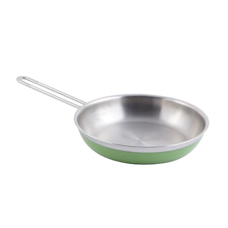 Bon Chef Classic Cntry French Col Saute Pan/Skillet-Long Hndle No Cov  11"X2 1/8"  2 Qt 12 Oz 60308LIME